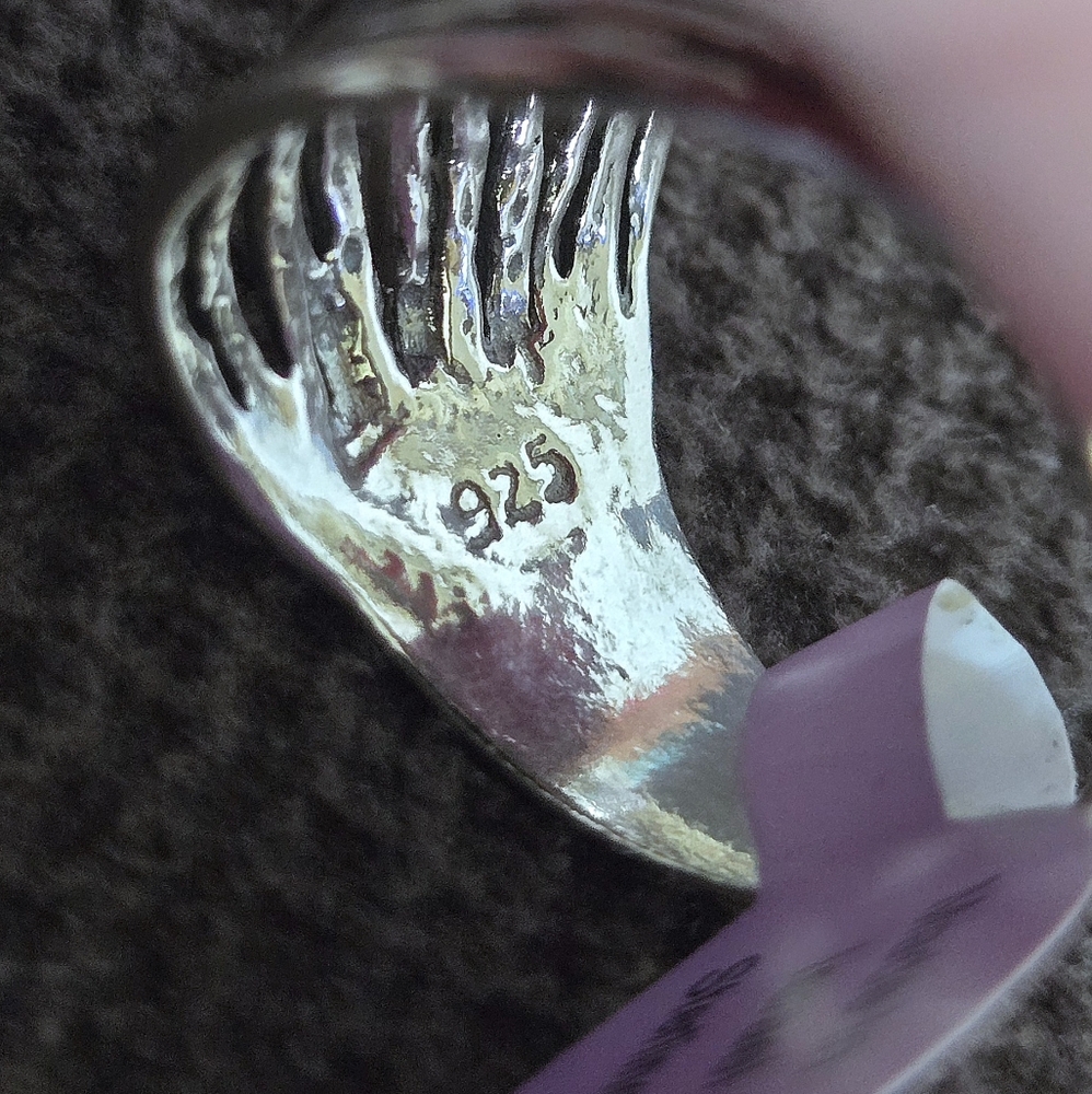 Noa Zuman Sterling Silver🤍 Convexed Bands Ring💍 - Picture 8 of 16